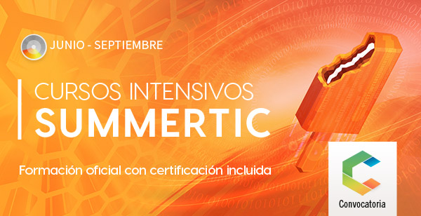 Nueva convocatoria de cursos intensivos SummerTIC