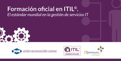 PUE lanza su nuevo itinerario completo de formación oficial en ITIL©, el estándar mundial en la gestión de servicios IT
