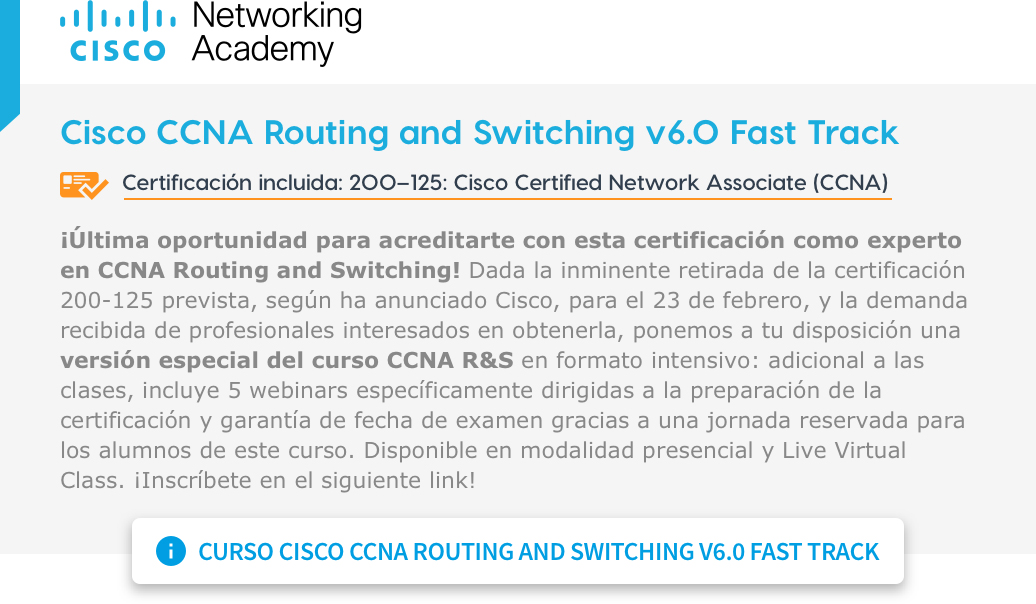 Cisco CCNA Routing and Switching v6.0 Fast Track