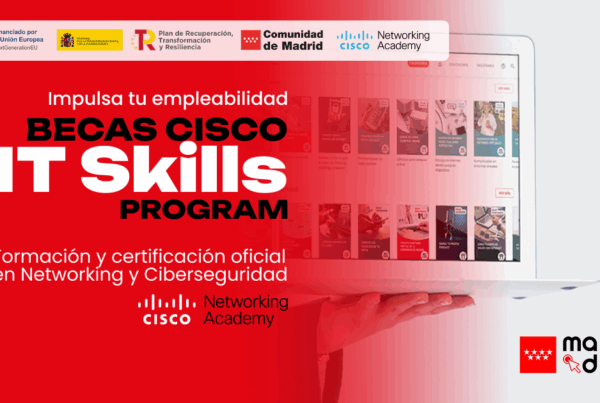 becas-cisco-it-skills-program-comunidad-madrid-empleabilidad-digital