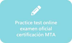 Practice test online examen oficial certificación MTA